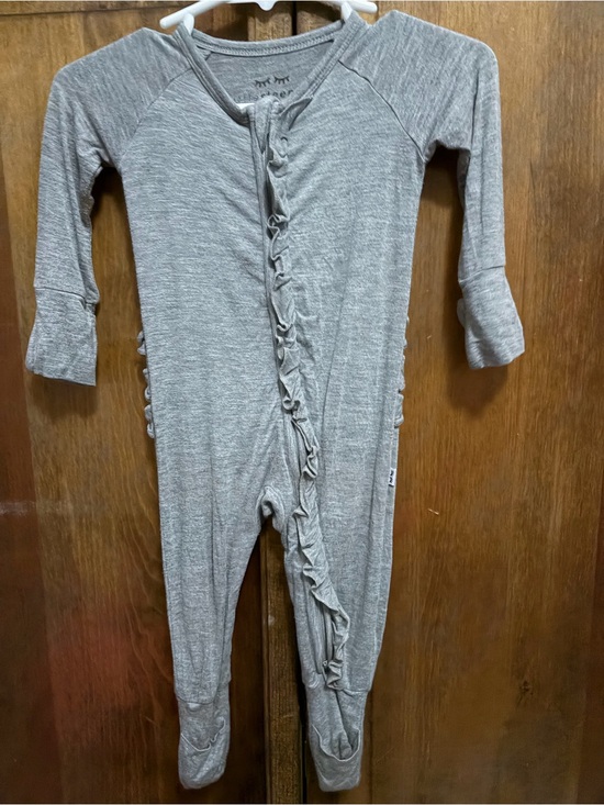 Little Sleepies Other - Little Sleepies Gray ruffle zippy 0-3 months
